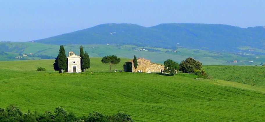 Cappella della Madonna di Vitaleta San Quirico d'Orcia - Toscana