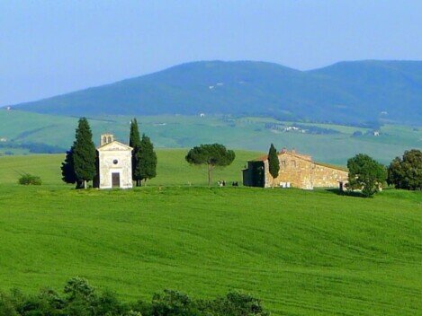 Cappella della Madonna di Vitaleta San Quirico d'Orcia - Toscana